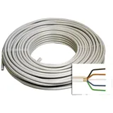 Kabelexpress Kunststoff-Mantelleitung NYM-J 5 x 1,5 mm2 50 m Ring