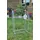 Ambiente Haus Pflanzentreppe Regal 65 x 30 cm Grau