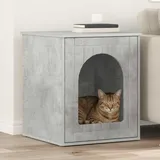 Zeitloses Katzenhaus für den Innenbereich | Katzenbett | Schlafhöhle | 53x52x62