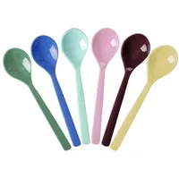 Rice Melamin Teelöffel Show Your True Colors Einfarbig 6er-Set,