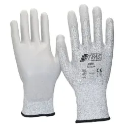 Nitras ESD-Handschuhe CUT3, Schnittschutzhandschuh 6330-6 , 1 Packung = 10 Paar, Größe 6