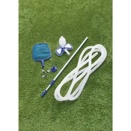 BESTWAY Bestway® Poolpflege Basis-Set AquaCleanTM mit pumpenbetriebenem Poolsauger & Kescher für Poolgrößen bis 610 cm