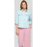 Rabe Hemdbluse blau 48