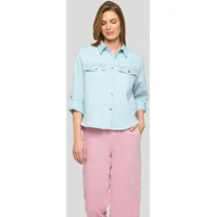 Rabe Hemdbluse blau 48