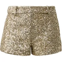 QS glitzernde Pailettenshorts gold 42