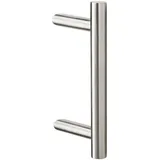 HERMAT Stoßgriff 8010.SL, Edelstahl, Grifflänge: 400 mm, Befestigungsabstand: 210 mm