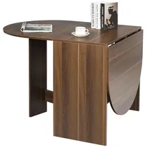Costway Esstisch Klappbar 163 x 80 x 75 cm Braun