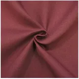 Stofferia Stoff Polsterstoff Panama Sahara Weinrot, Breite 280 cm, Meterware rot