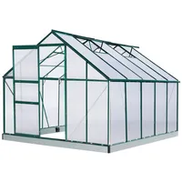 Brast Gewächshaus Aluminium Grün HKP 6 mm 7,75 m2