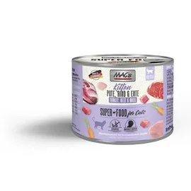 MAC's Sparpaket MAC ́s Cat 24 x 200 g - Kitten Pute, Rind, Ente