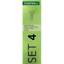 MIRA Rankensystem Rankhilfe - dreidimensional verwendbares Gitter Starter Set 4