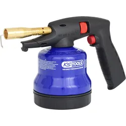 KS Tools Universal-Kartuschenlötgerät mit Piezo-Zündung, blau blau - 903.5905 - blau