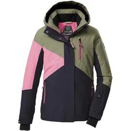 KILLTEC KSW 209 Girls Skijacke schwarz blau/sage/hell himbeere 128