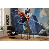 KOMAR Kindertapete, Marvel Spider-Man Attack! bedruckt, blau
