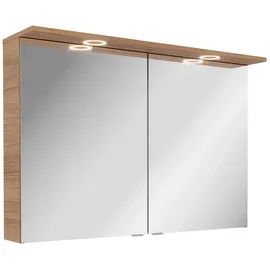 Fackelmann Vita 100,2 cm braun mit LED