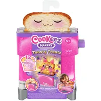 cookeez makery Toasties. Spielzeug-Toaster mit süß duftendem Überraschungsplüschtieren zum sammeln. Spielzeug-Brot hineinstecken und EIN Überraschungsplüschtier springt heraus!