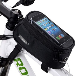 Daskoo Fahrradtasche Wasserdicht Rahmentasche Oberrohrtasche 5.5 Zoll phone Handyhalter schwarz
