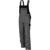 QUALITEX HIGH QUALITY WORKWEAR Latzhose image mittelgrau/schwarz Herren: 98