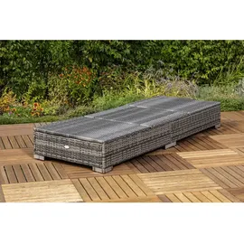 Merxx Gartenliege 195 x 73 x 26 cm grau