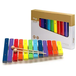 Stagg XYLO-J15 RB Xylophone mit 15-Keys rainbow