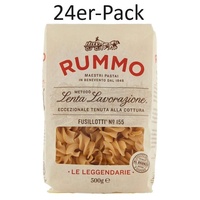 24er-Pack Rummo Pasta Fusillotti N°155,Italienische Nudeln Hartweizengrieß,500g