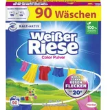 Weißer Riese Color Pulver Colorwaschmittel WPC90 , 4,5 kg - Packung, für ca. 90 Waschladungen),