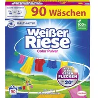 Weißer Riese Color Pulver Colorwaschmittel WPC90 , 4,5 kg - Packung, für ca. 90 Waschladungen),