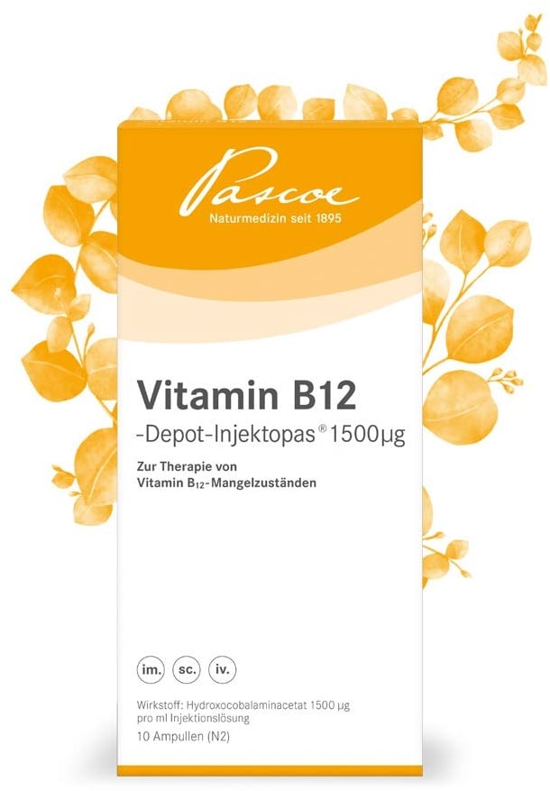 Pascoe Vitamin B12 Depot Injektopas 1500UG - Preise Und Testberichte ...