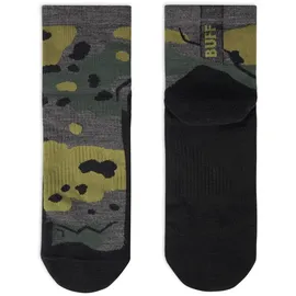 Buff Merino Lightweight Quarter Socken 2 Grau 36-38