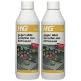 HG HG gegen üble Gerüche aus Abflüssen 500g (2er Pack) Rohrreiniger