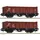 Roco 2-tlg. Set: Offene Güterwagen DR 6600194 H0
