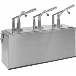 SCHNEIDER COOL Dosierspender, Edelstahl 152419 , Fassungsvermögen: 3 x 3 Liter