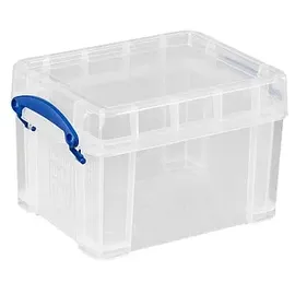 Really Useful Box Aufbewahrungsboxen-Set transparent