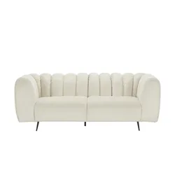 Sofa ¦ creme ¦ Maße (cm): B: 225 H: 84 T: 102