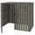Proregal Mülltonnenbox PROREGAL XL 115 x 140 x 100 cm grau