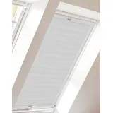 sunlines Dachfensterplissee »StartUp Style Crepe«, Lichtschutz, verspannt, mit Führungsschienen weiß weiß 99,5 cm