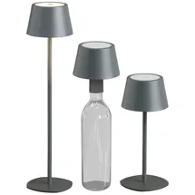 NORTHPOINT Flaschenleuchte Grau