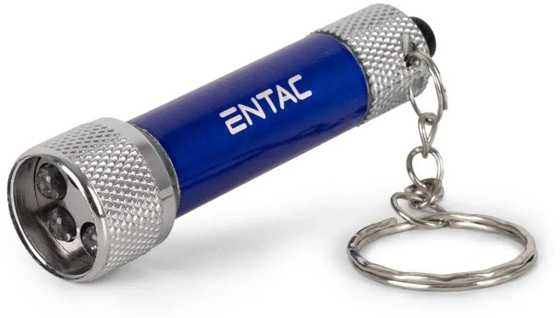 Entac Taschenlampe 5LED Schlüsselanhänger Blau