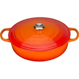 Le Creuset Signature Gourmet-Bräter 30 cm ofenrot