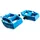 Cube ACID Pedale FLAT C2-CC Blue - One Size