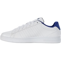 K-Swiss Court Shield Sneaker White/Sodalite Blue/Black, 46 EU