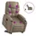 vidaXL Massagesessel mit Aufstehhilfe Kunstleder 89 x 100 x 0 cm Braun elektrisch