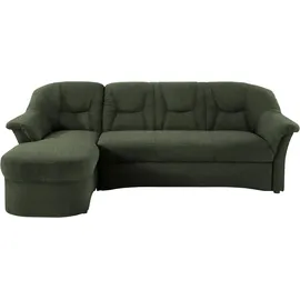 DOMO collection Eckcouch Mikrofaser 2-Sitzer Grün