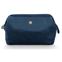 Pip Studio Cosmetic Purse Extra Large Velvet Quiltey Days Blue