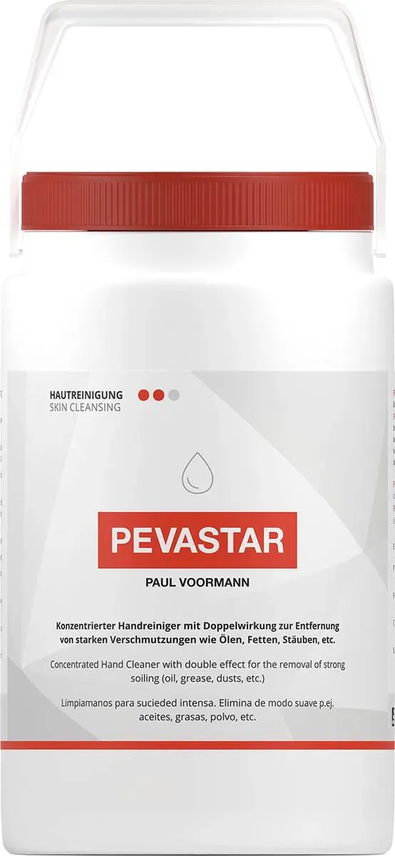 Pevastar Handreiniger 0,25 - 10 L, VOC = 0,00 %, konzentrierte Hautreinigung, Schmutz-Entfernung