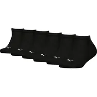 Puma Sneakersocken 6er Pack Schwarz 35-38