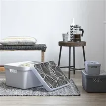 SUNWARE Sigma Home Aufbewahrungsbox 45,5 x 35,5 x 24,5 cm 4-tlg. grau