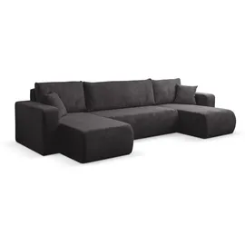 venasi Ecksofa U-Form Grau