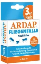ARDAP Fliegenfalle Nachfüller, 3-er Pack 77704 , 1 Packung = 3 Nachfüller