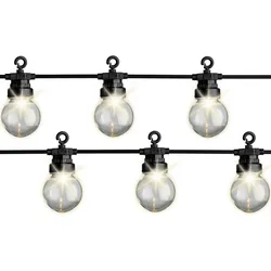 LED Party Lichterkette Circus Garten Balkon Zirkus Sommer koppelbar bernstein